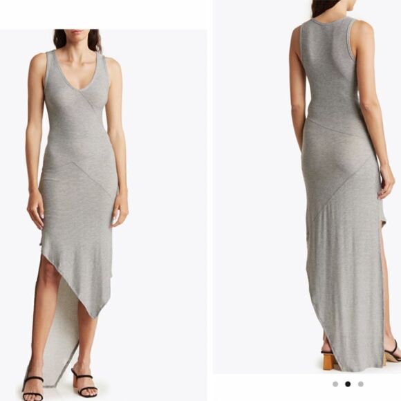 Go Couture Ribbed High Low Tank dress Size M NWOT - Picture 1 of 7